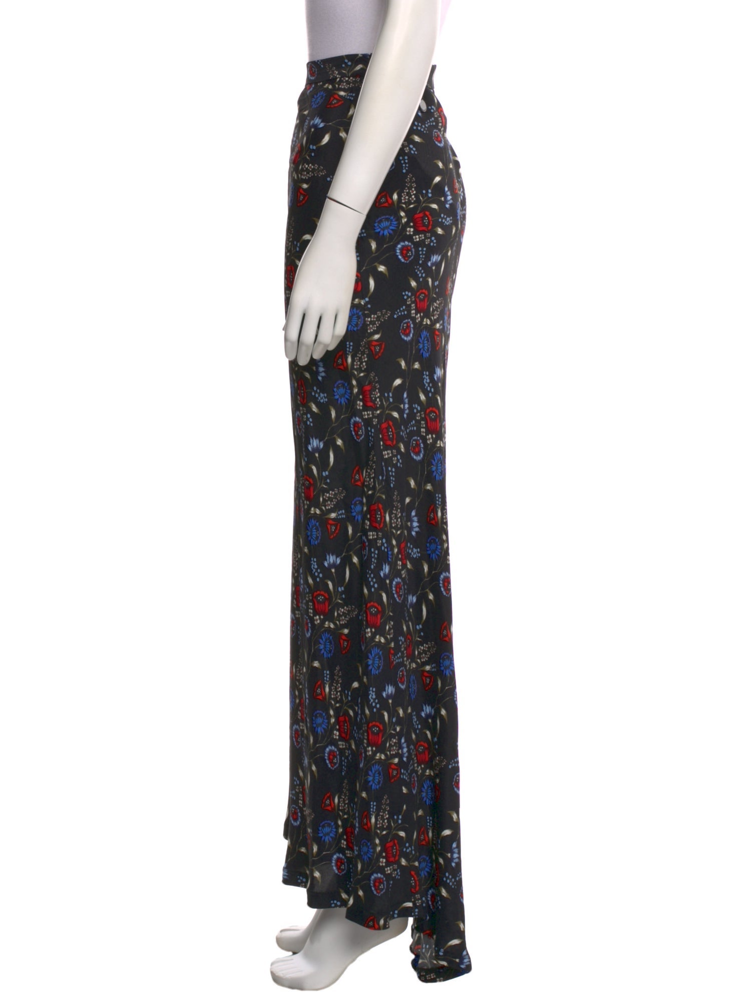Kosiuko Floral Print Long Skirt