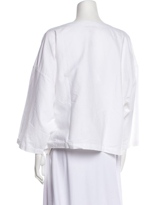 Suzie Kondi Bateau Neckline Three-Quarter Sleeve Top