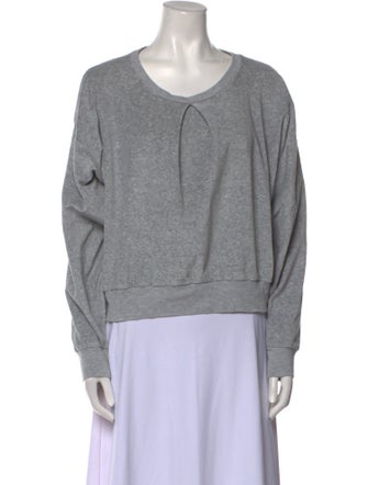 Suzie Kondi Scoop Neck Long Sleeve Sweatshirt
