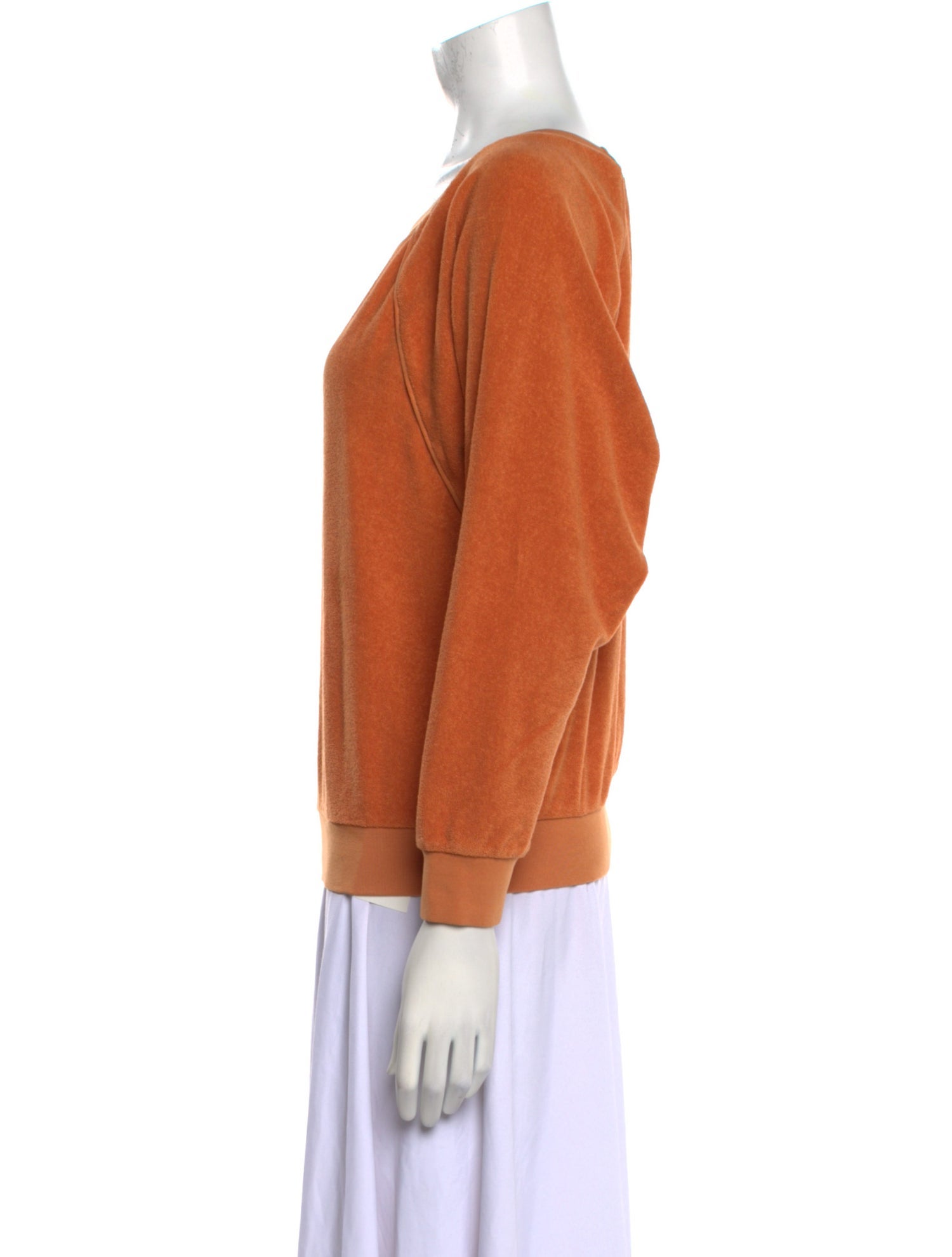 Suzie Kondi Scoop Neck Three-Quarter Sleeve Sweatshirt