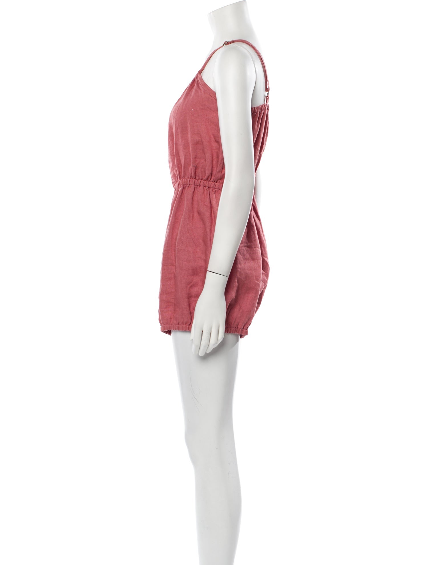 Suzie Kondi Linen Square Neckline Romper