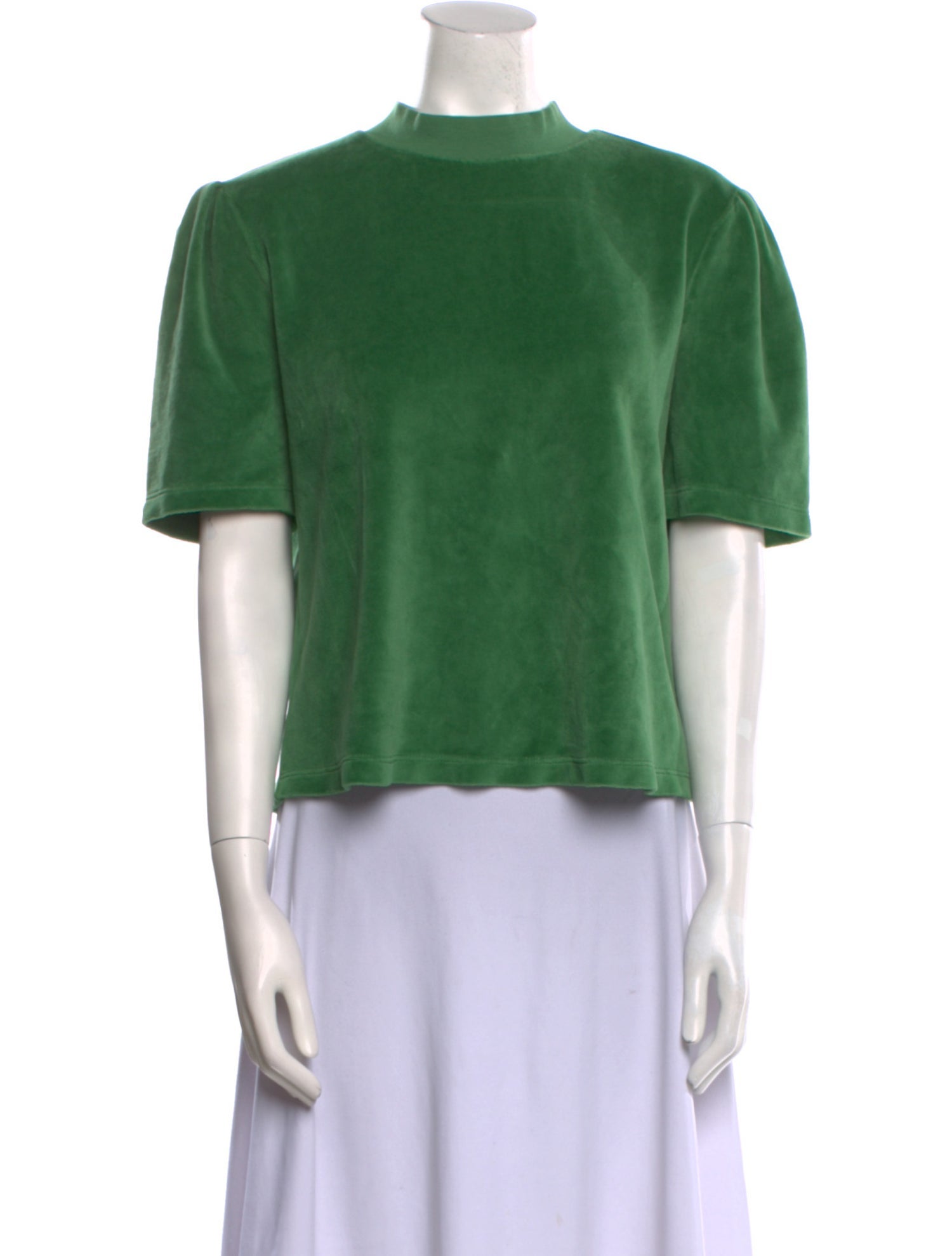 Suzie Kondi Velour Mock Neck Sweatshirt w/ Tags