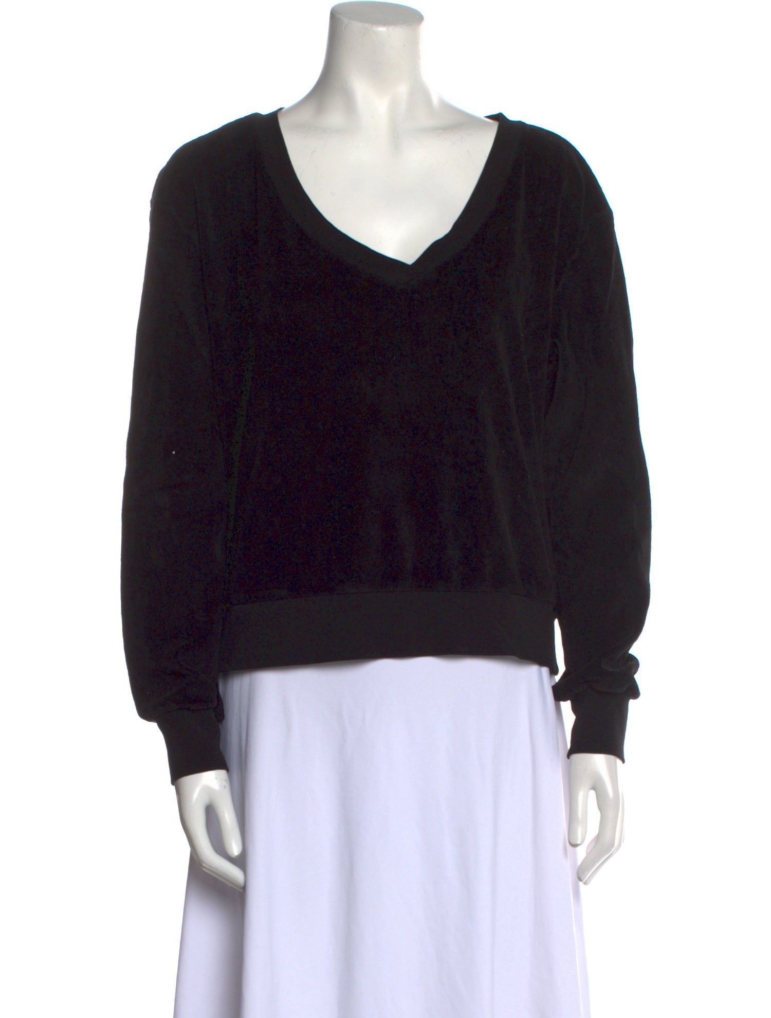 Suzie Kondi Printed V-Neck Sweater