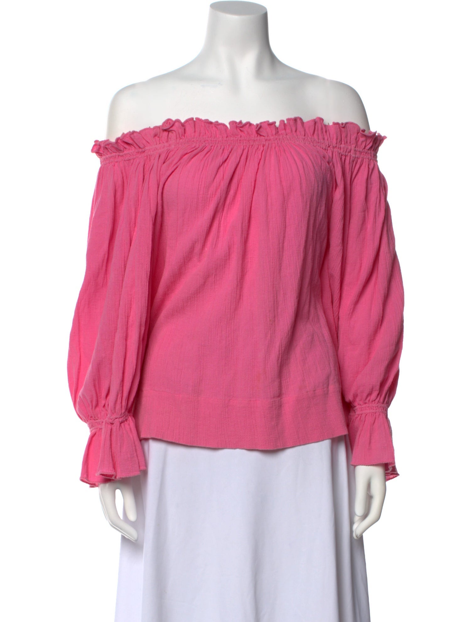 Suzie Kondi Off-The-Shoulder Long Sleeve Blouse