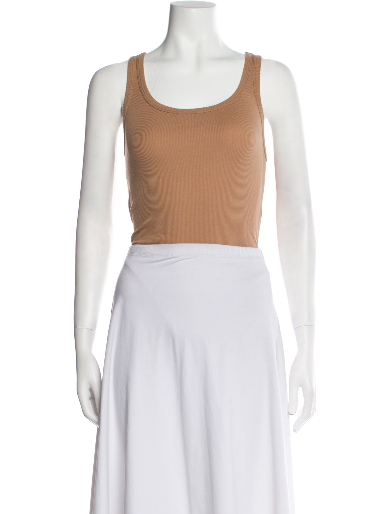 Suzie Kondi Scoop Neck Sleeveless Crop Top