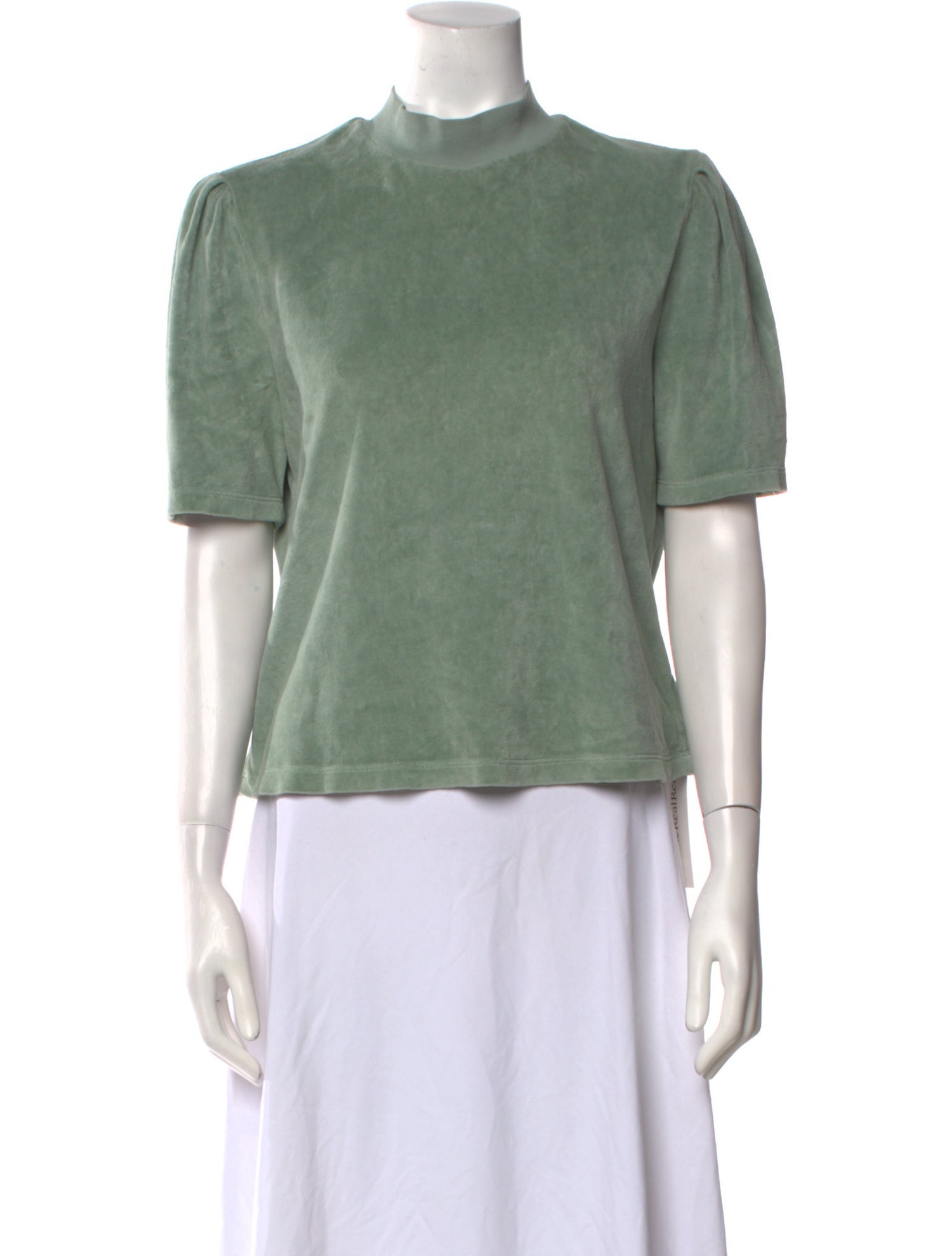Suzie Kondi Mock Neck Short Sleeve T-Shirt