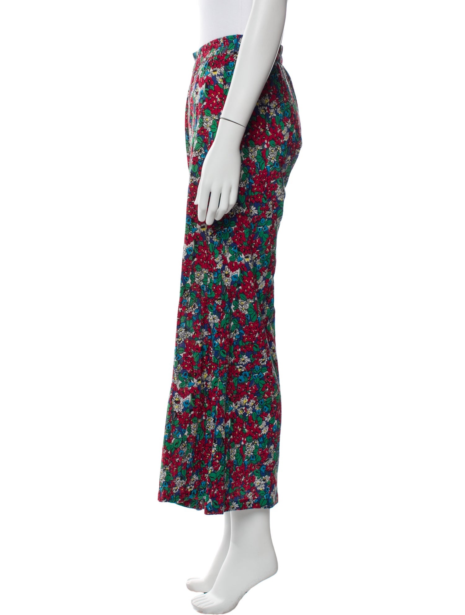 Suzie Kondi Floral Print Wide Leg Pants