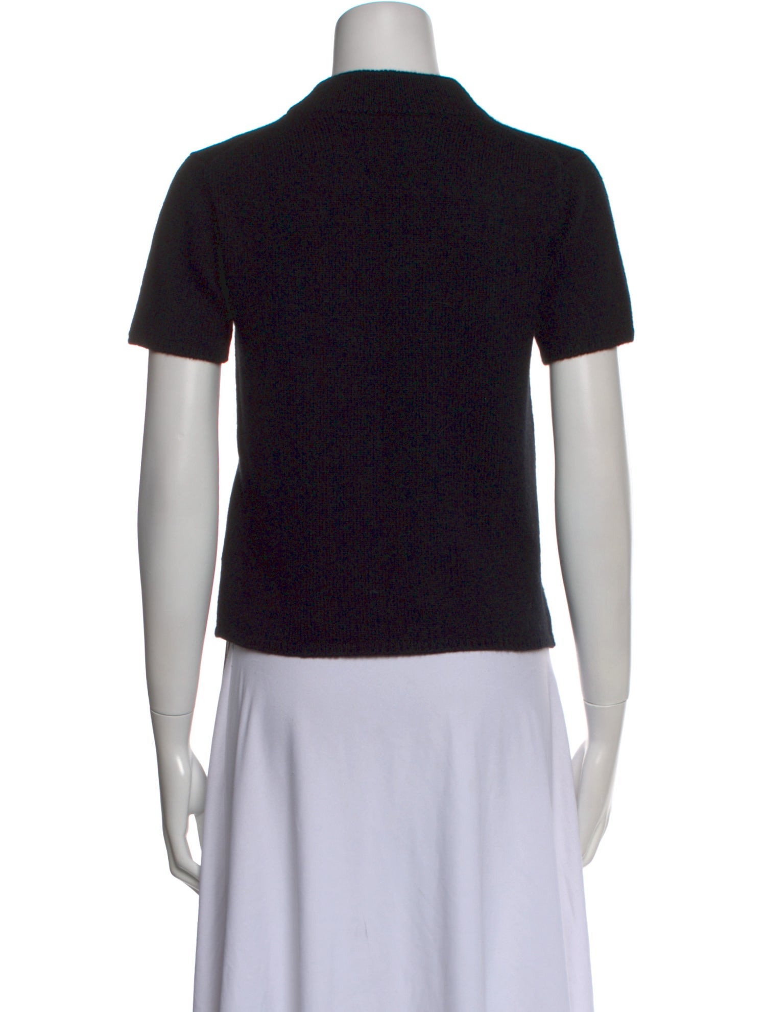 ⬛︎archivio ⬛︎ニットスカート 38 Suzie Kondi Cashmere Mock Neck Sweater - Black Knitwear, Clothing