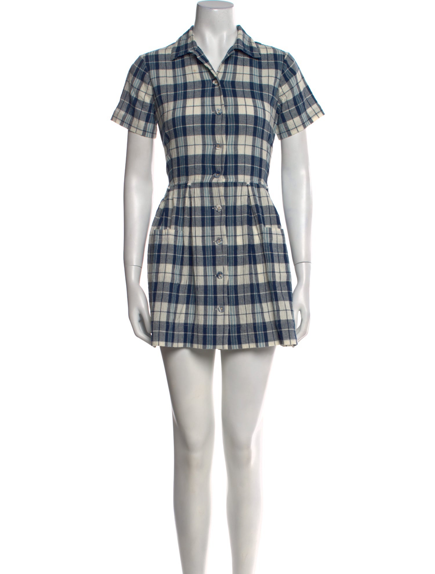 Suzie Kondi Plaid Print Mini Dress w/ Tags