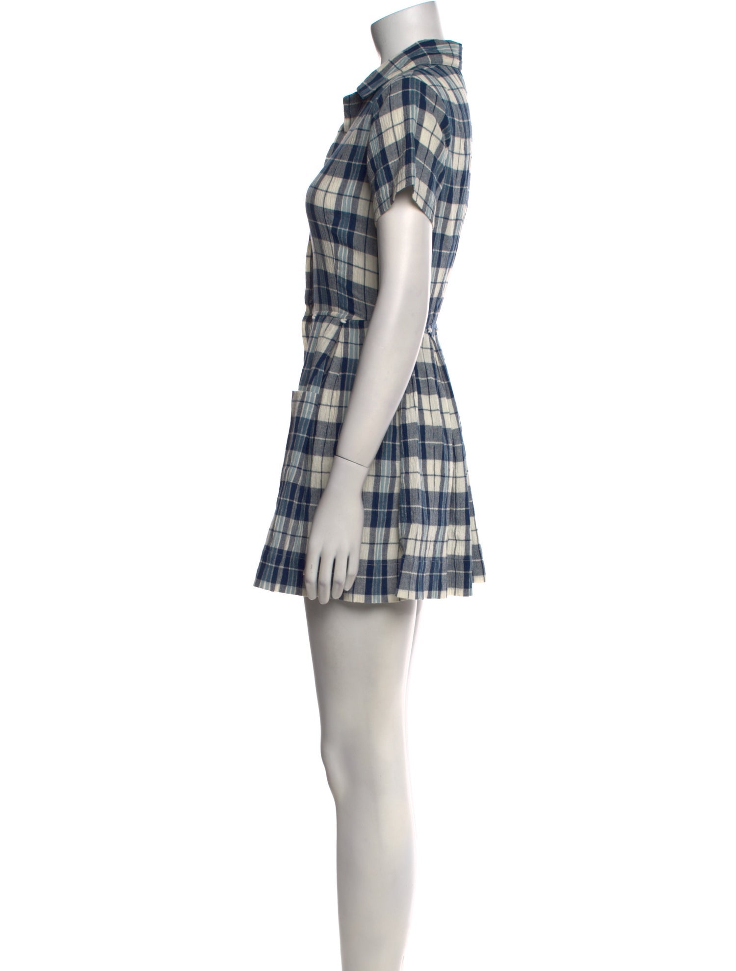 Suzie Kondi Plaid Print Mini Dress w/ Tags
