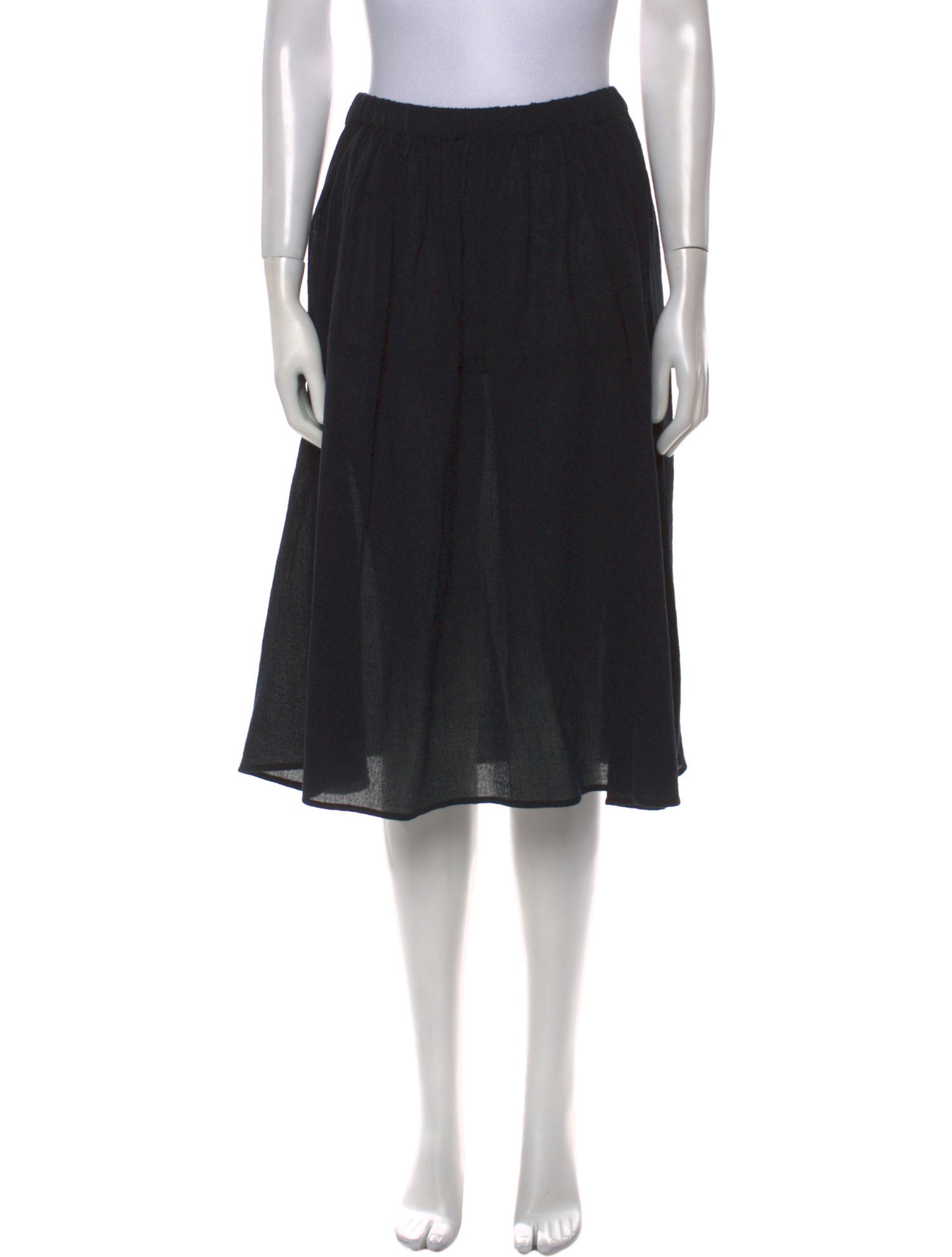 Suzie Kondi Ruffle Embellishment Knee-Length Skirt