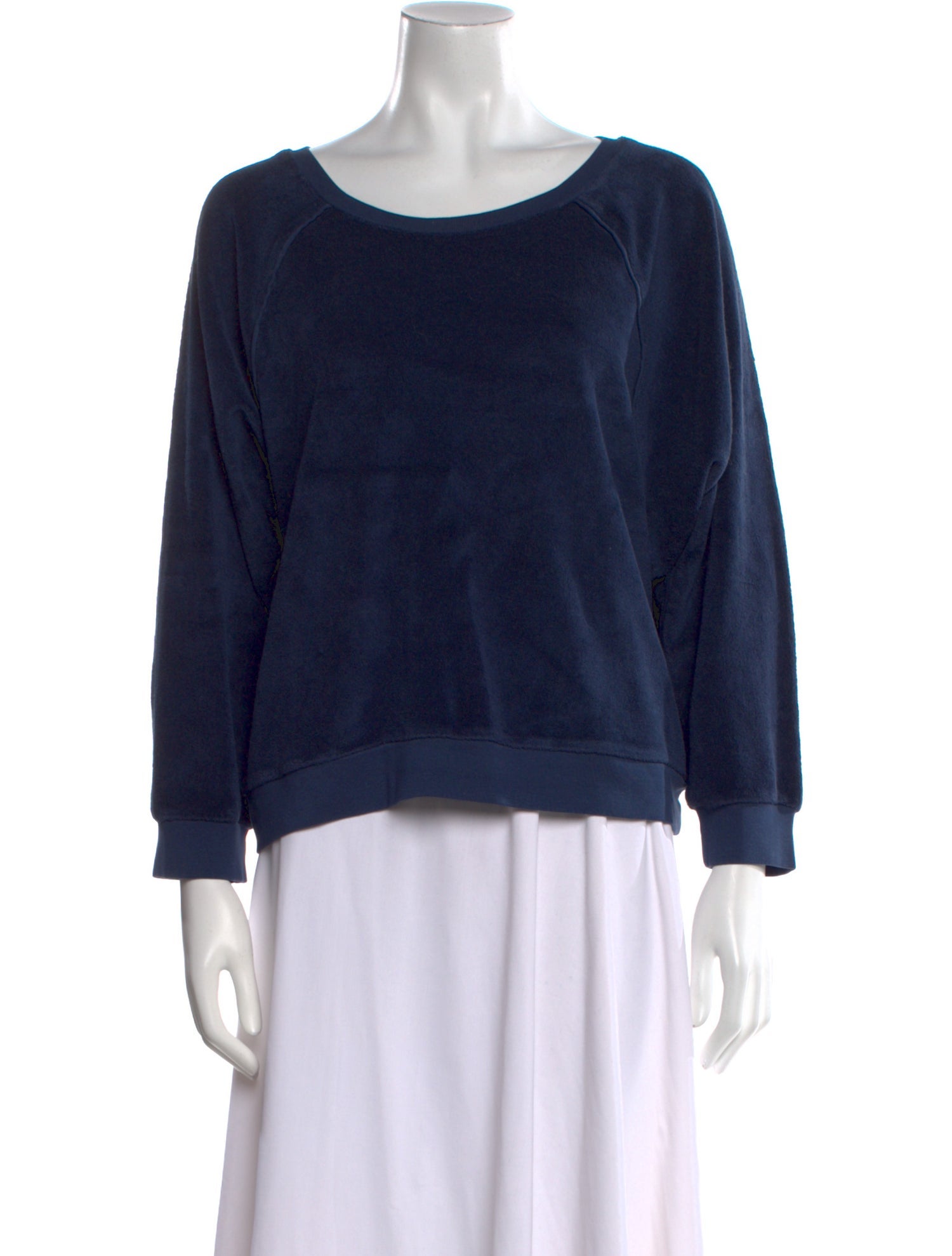 Suzie Kondi Scoop Neck Long Sleeve Sweatshirt