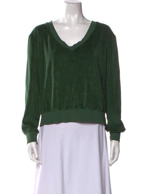 Suzie Kondi V-Neck Long Sleeve Sweatshirt