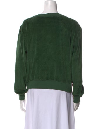 Suzie Kondi V-Neck Long Sleeve Sweatshirt
