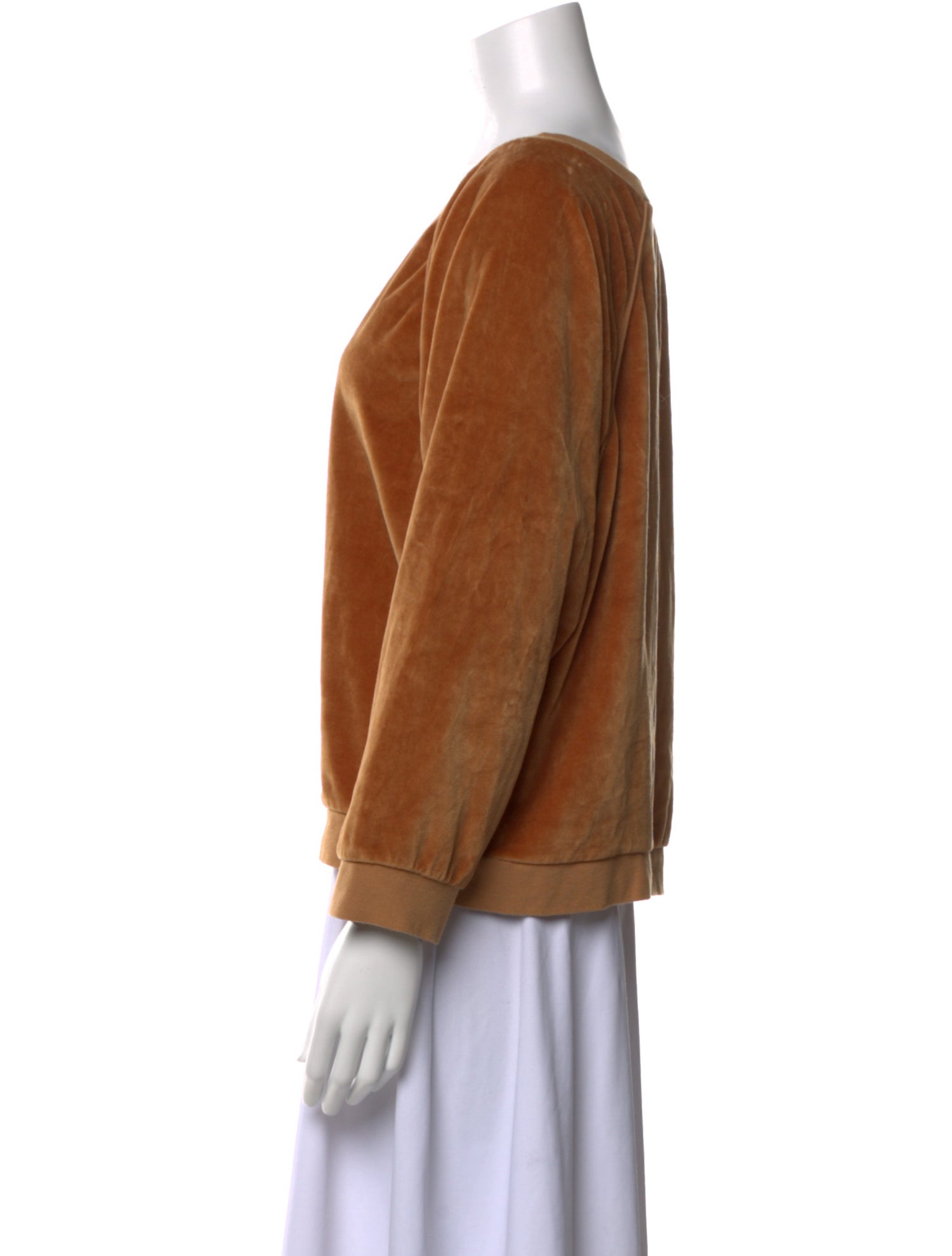 Suzie Kondi Bateau Neckline Long Sleeve Sweatshirt