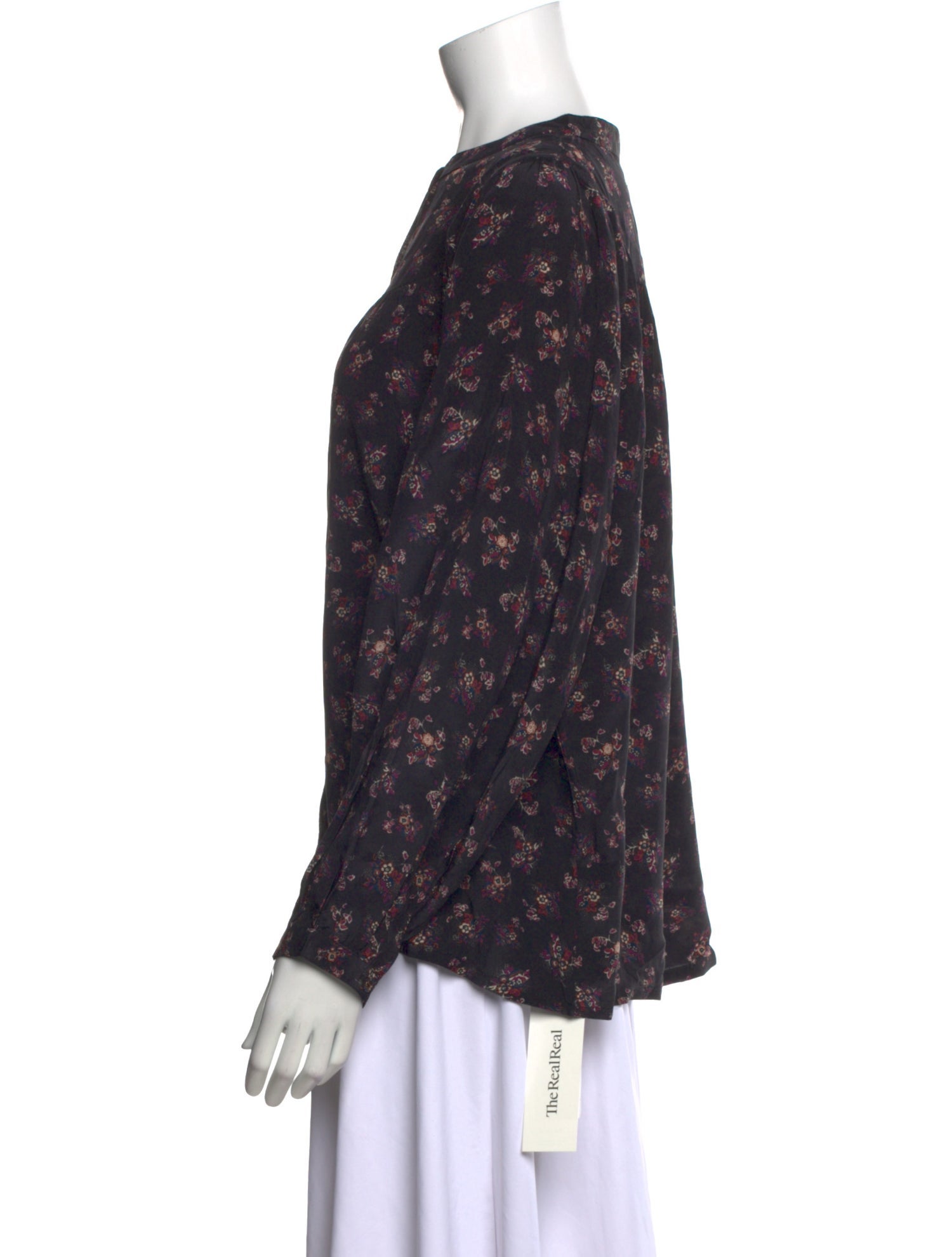 Suzie Kondi Silk Floral Print Blouse w/ Tags