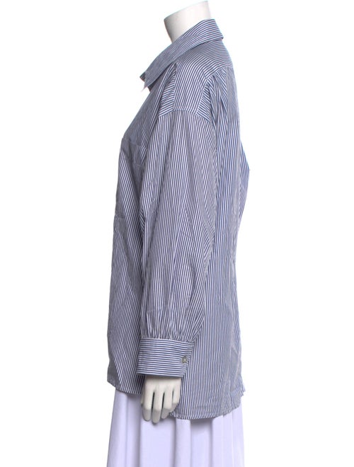 Suzie Kondi Striped Long Sleeve Button-Up Top