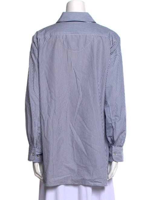 Suzie Kondi Striped Long Sleeve Button-Up Top