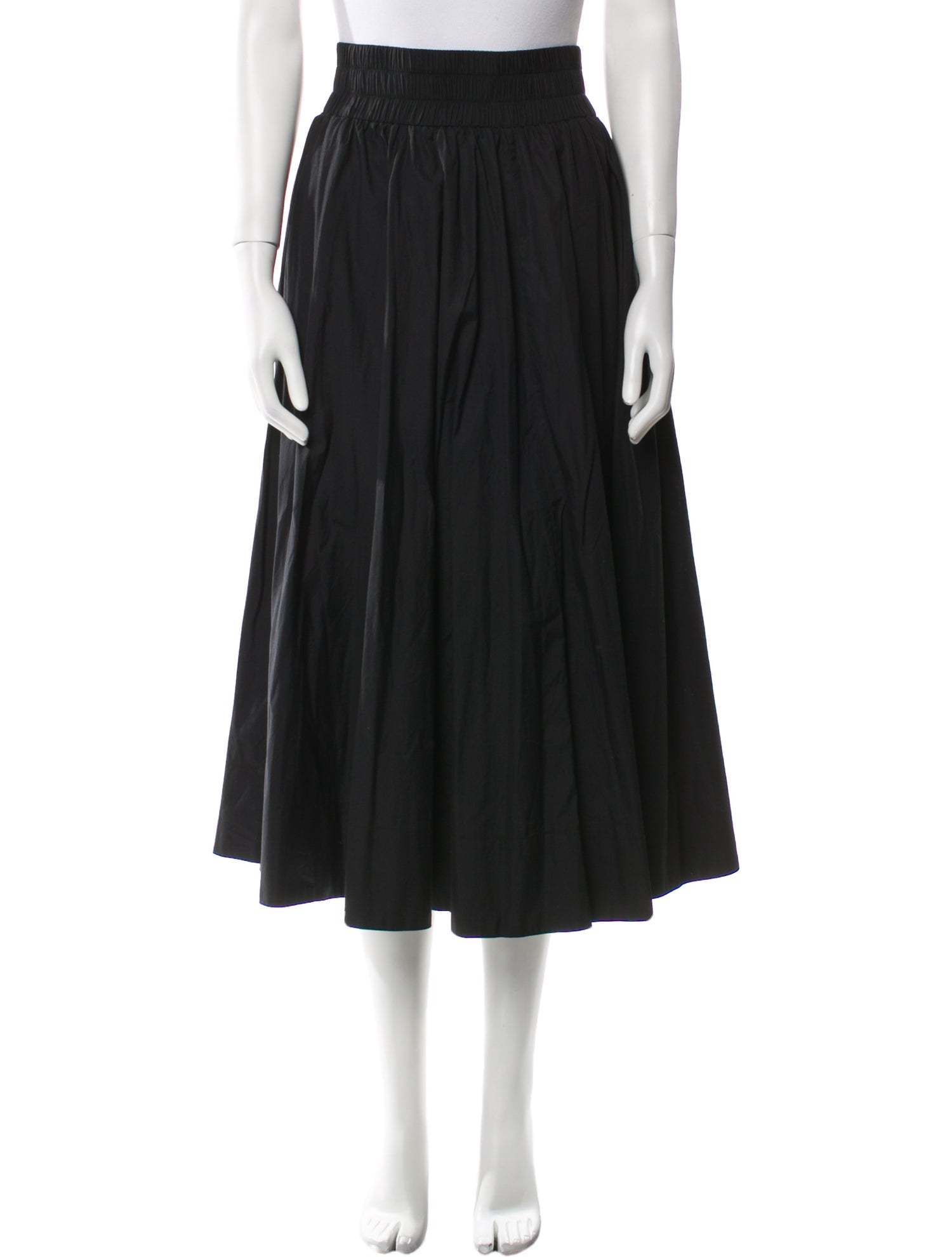 Suzie Kondi Pleated Accents Midi Length Skirt w/ Tags