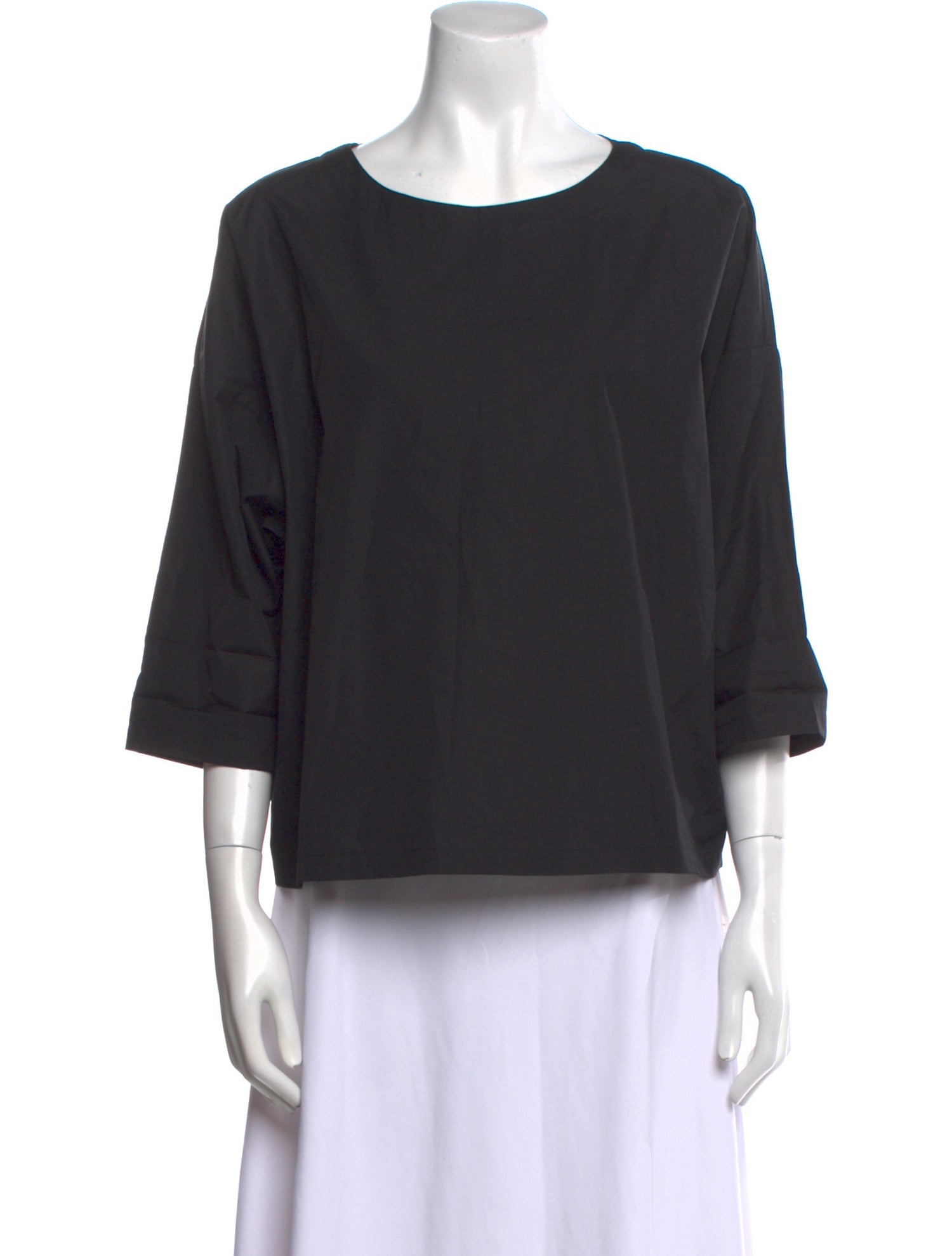 Suzie Kondi Bateau Neckline Three-Quarter Sleeve Top w/ Tags