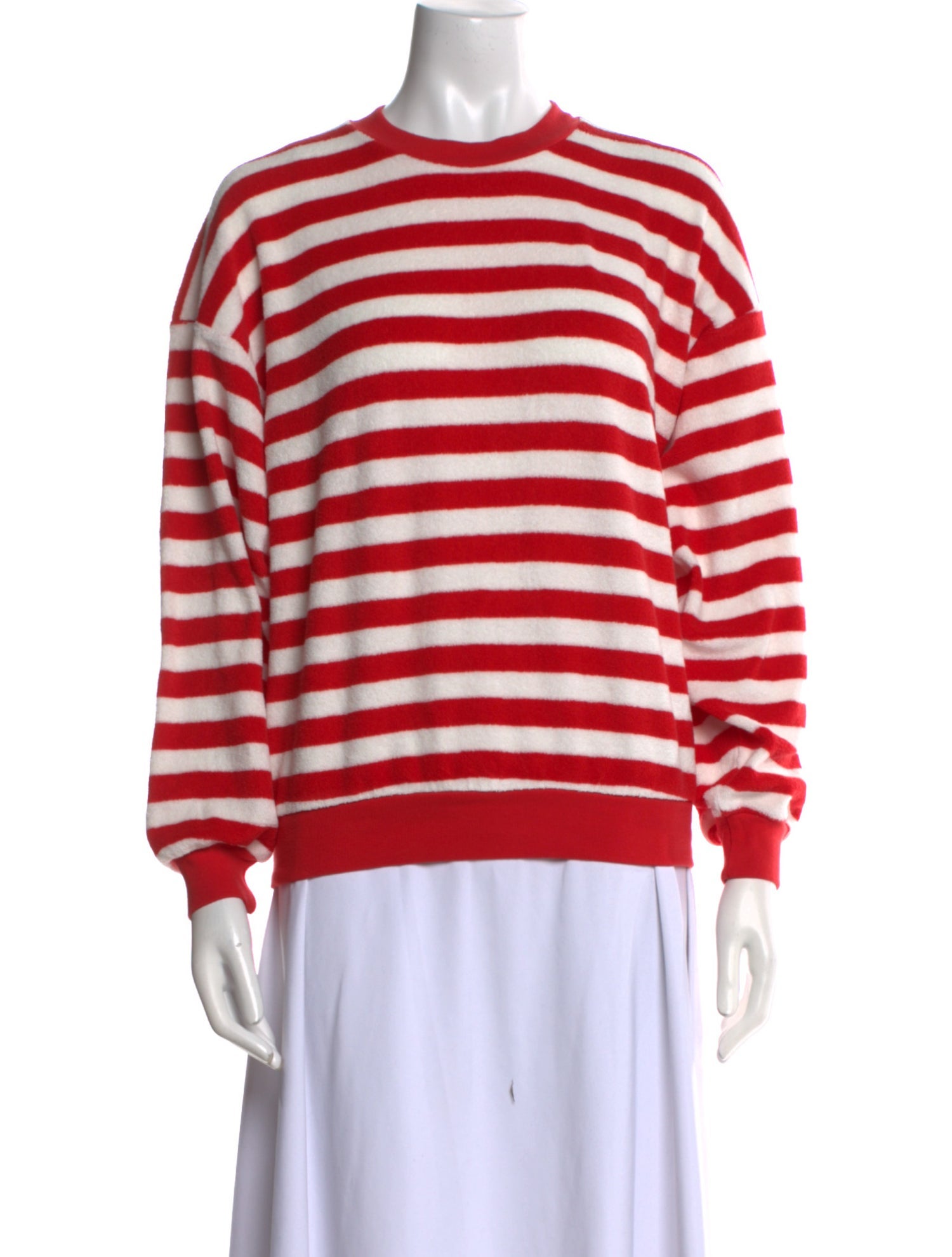 Suzie Kondi Striped Crew Neck Sweater