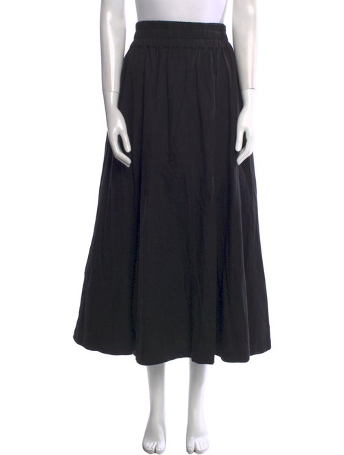 Suzie Kondi Pleated Accents Midi Length Skirt