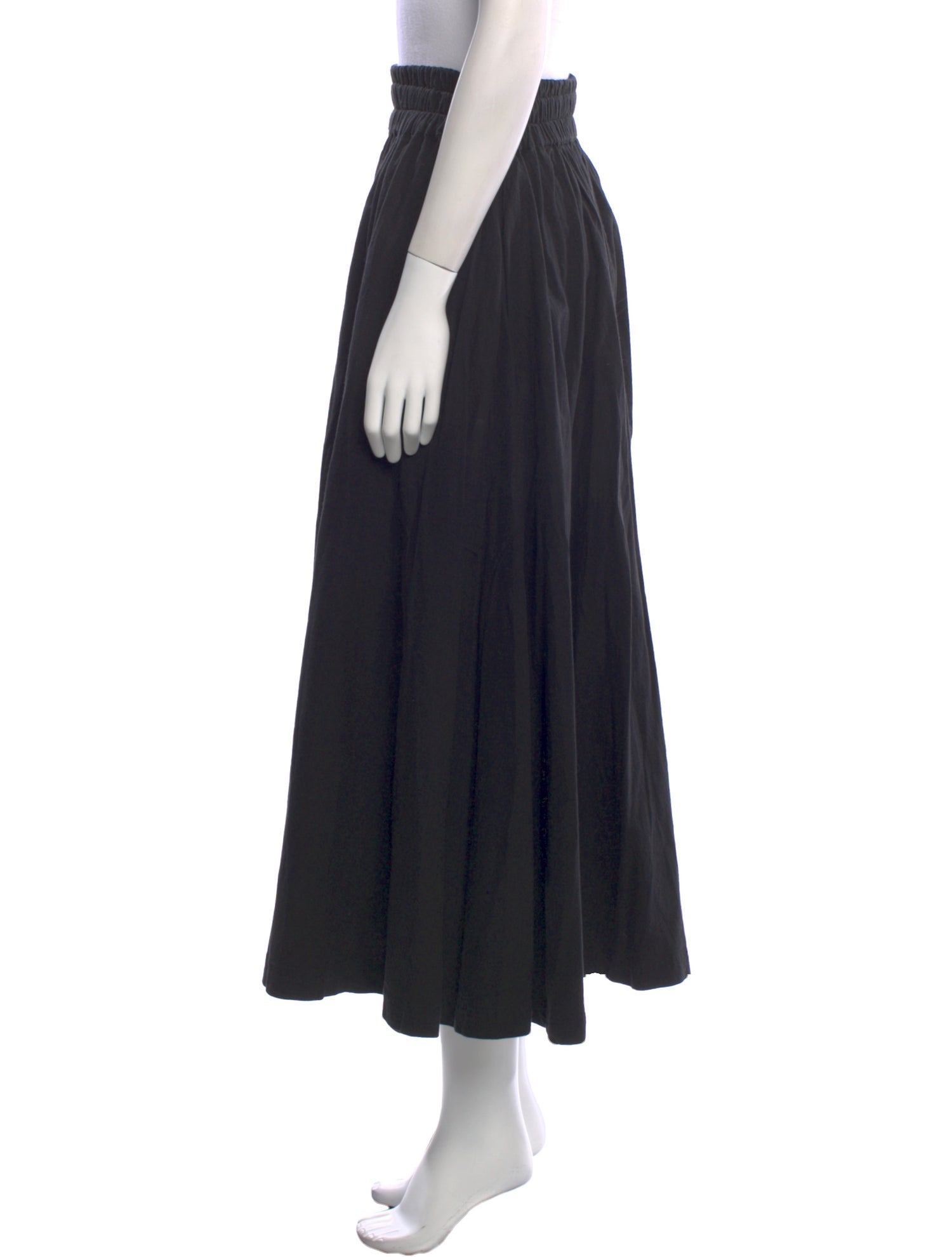 Suzie Kondi Pleated Accents Midi Length Skirt