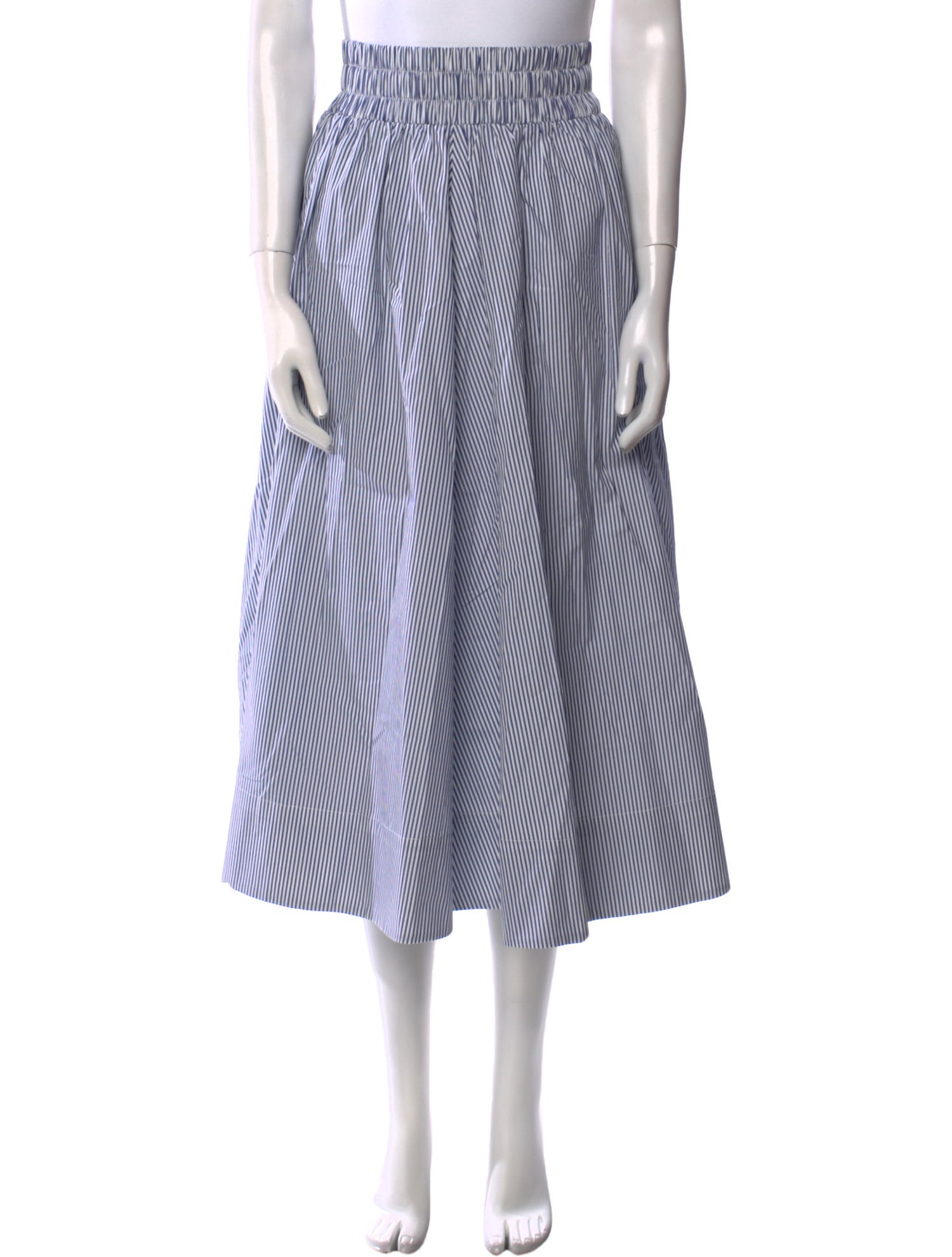Suzie Kondi Striped Midi Length Skirt