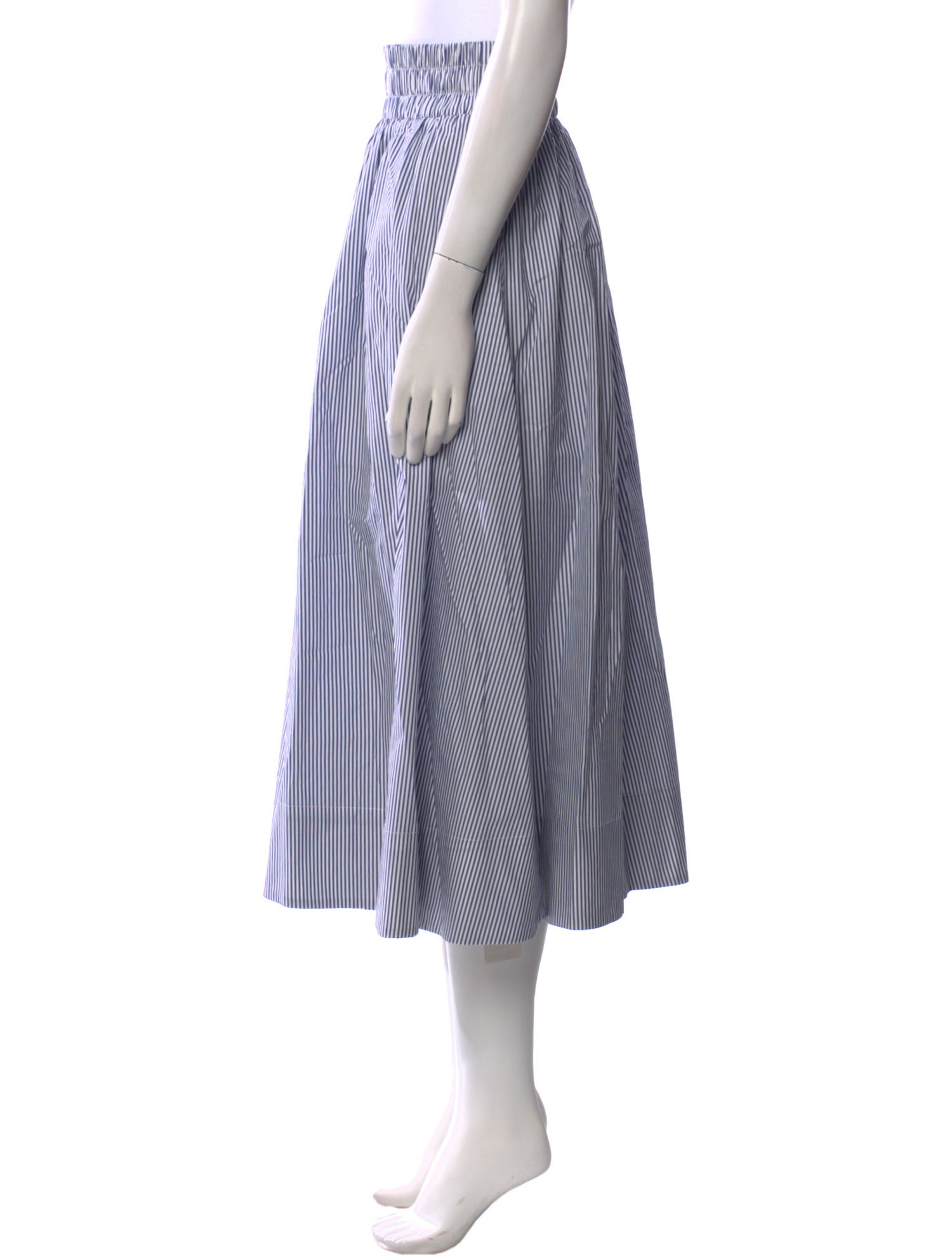 Suzie Kondi Striped Midi Length Skirt