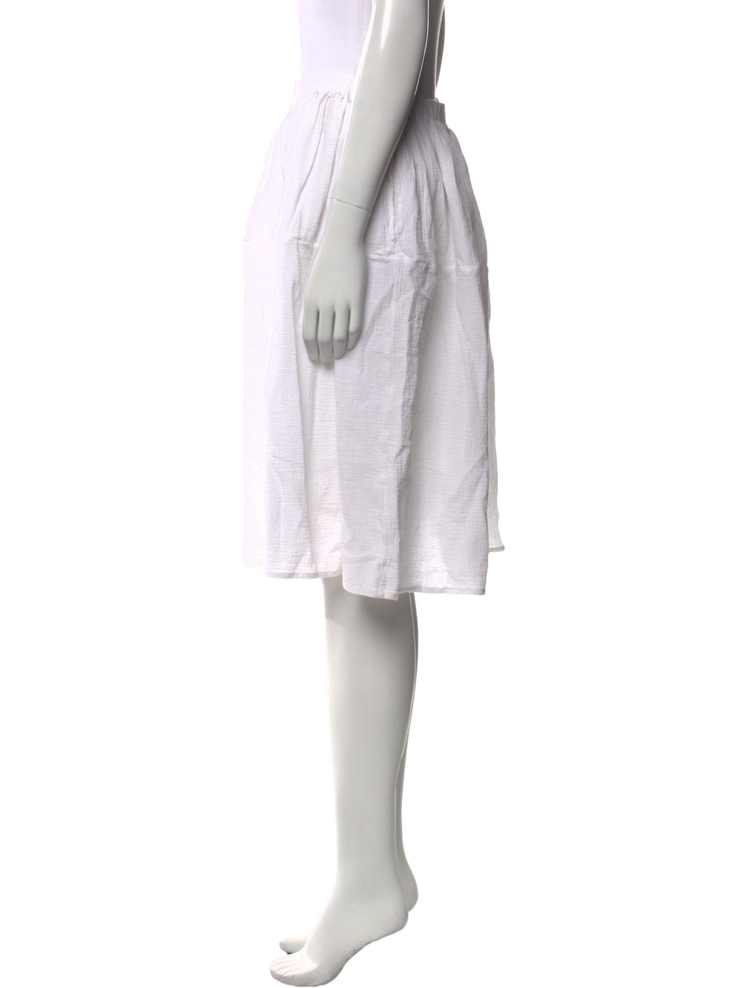 Suzie Kondi Pleated Accents Knee-Length Skirt