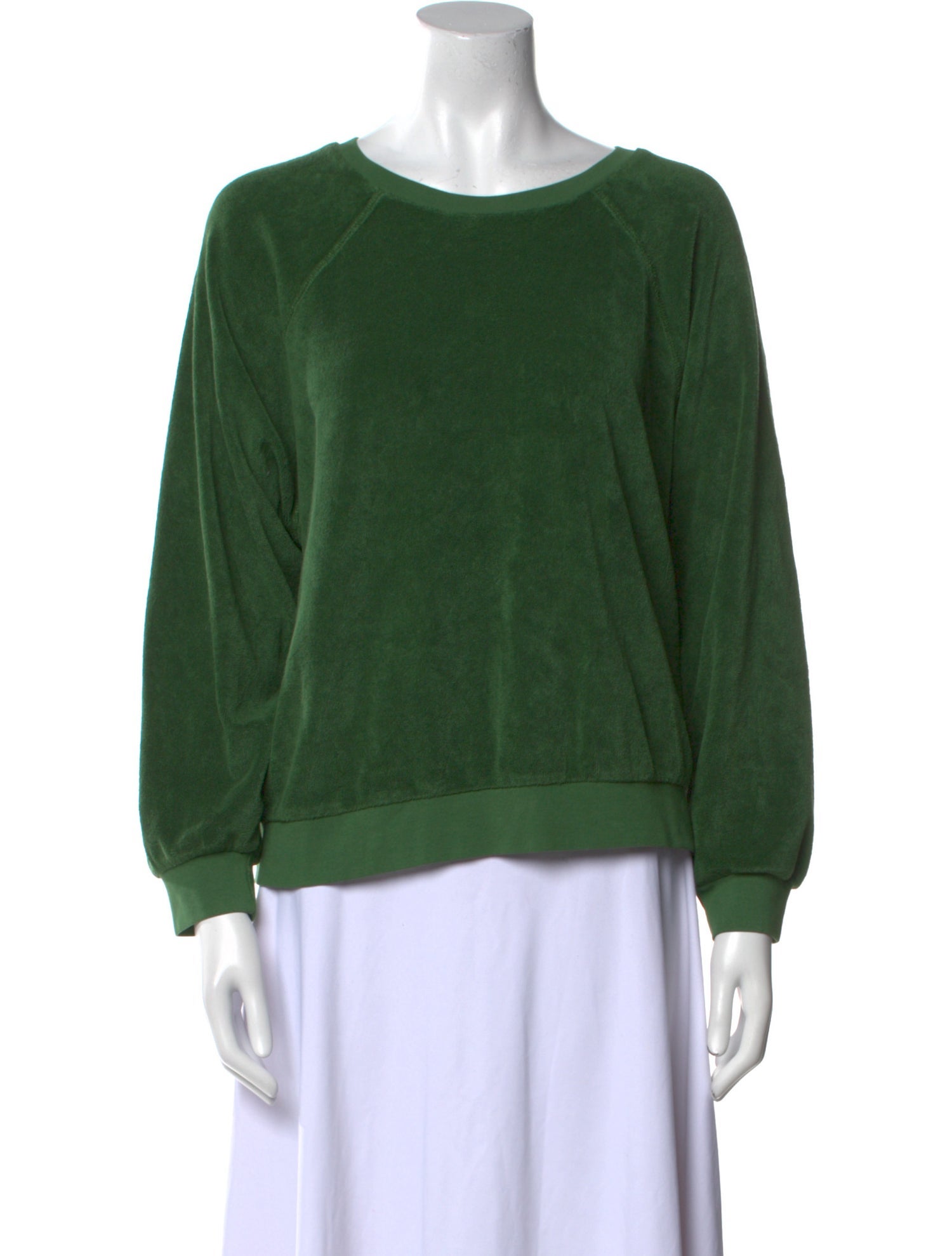 Suzie Kondi Scoop Neck Long Sleeve Sweatshirt w/ Tags