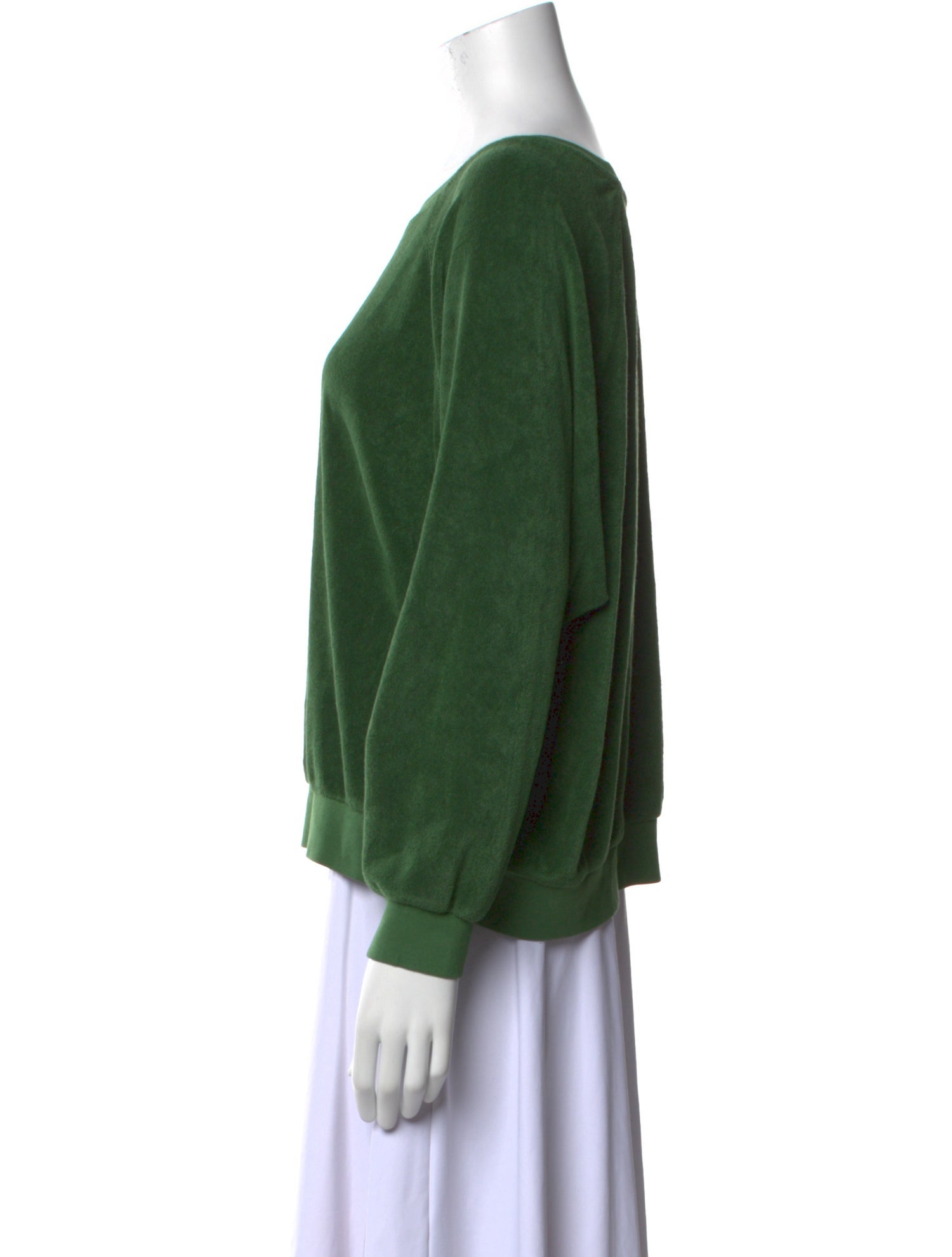 Suzie Kondi Scoop Neck Long Sleeve Sweatshirt w/ Tags