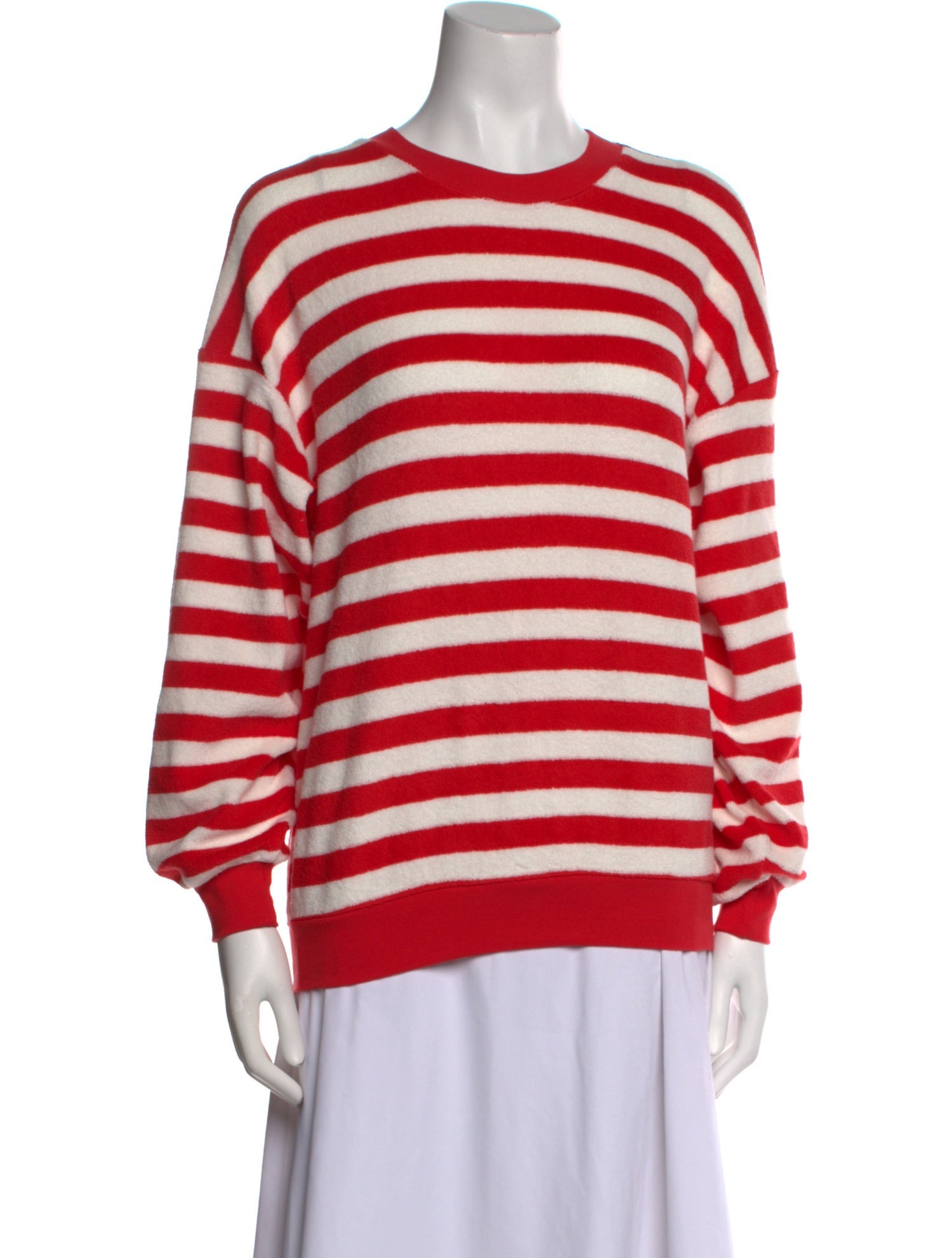 Suzie Kondi Striped Crew Neck Sweater