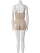Suzie Kondi Linen Square Neckline Romper