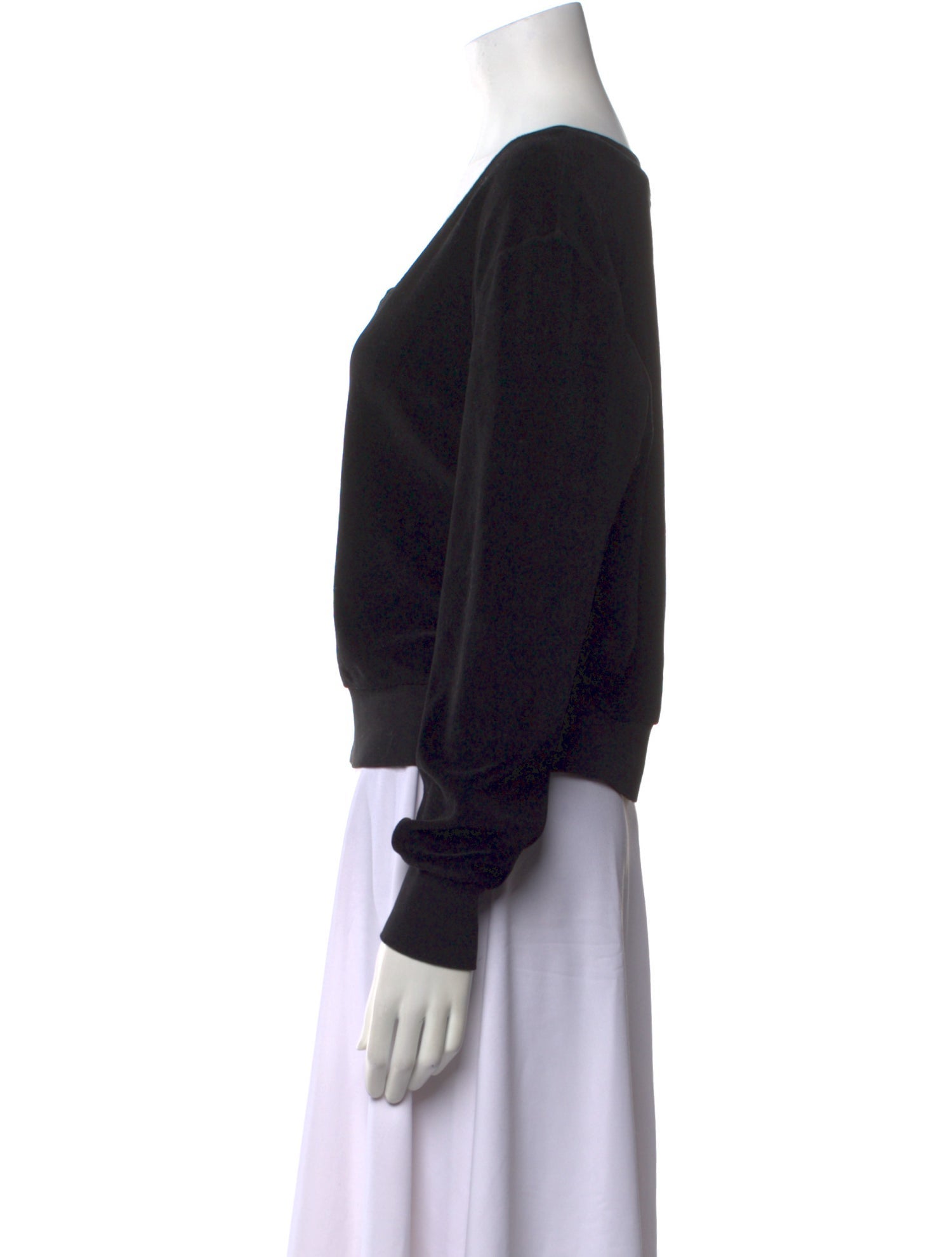 Suzie Kondi Scoop Neck Long Sleeve Sweatshirt