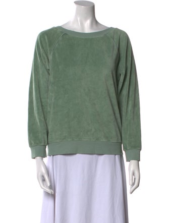 Suzie Kondi Bateau Neckline Long Sleeve Sweatshirt