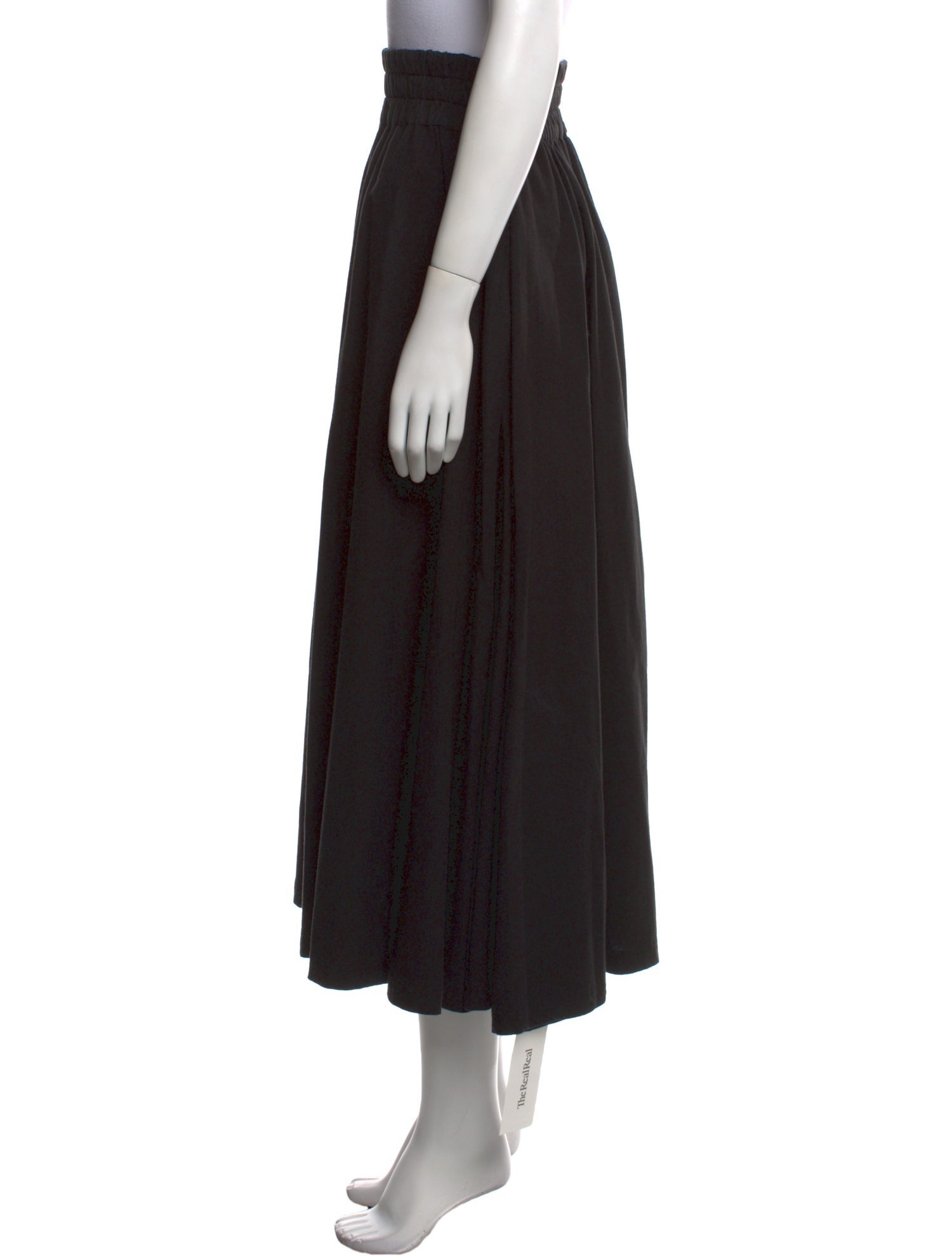 Suzie Kondi Pleated Accents Midi Length Skirt