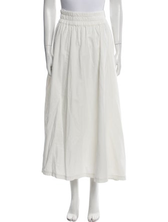 Suzie Kondi Pleated Accents Midi Length Skirt