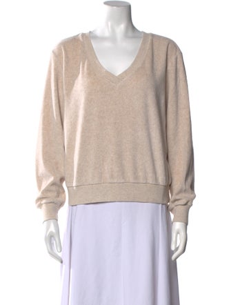 Suzie Kondi V-Neck Long Sleeve Sweatshirt