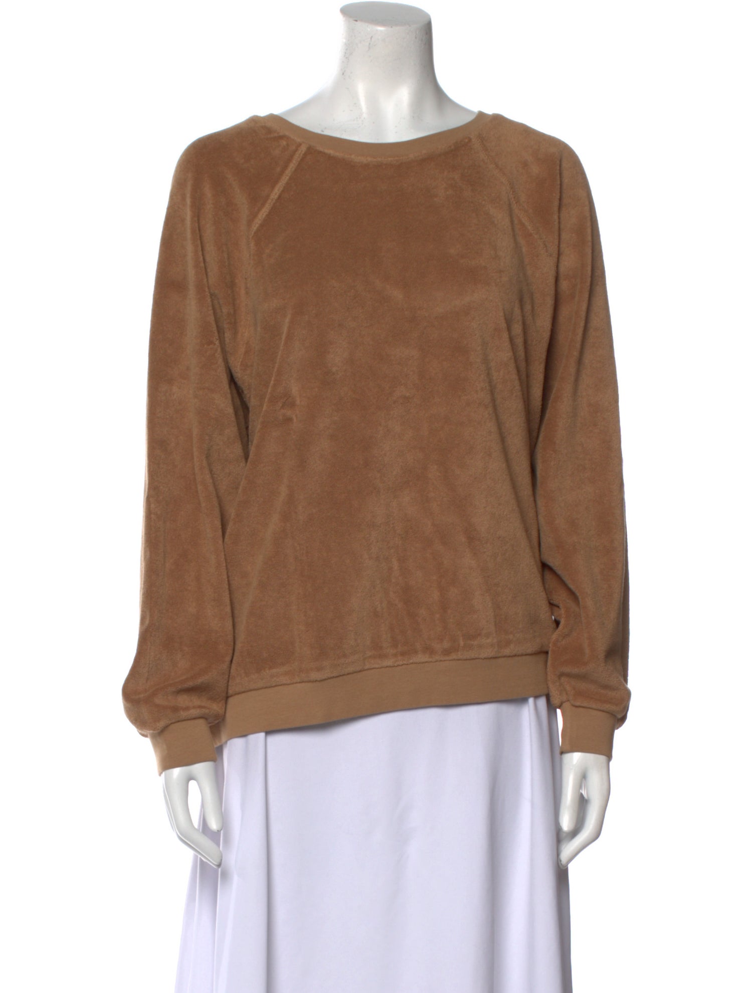 Suzie Kondi Scoop Neck Long Sleeve Sweatshirt w/ Tags