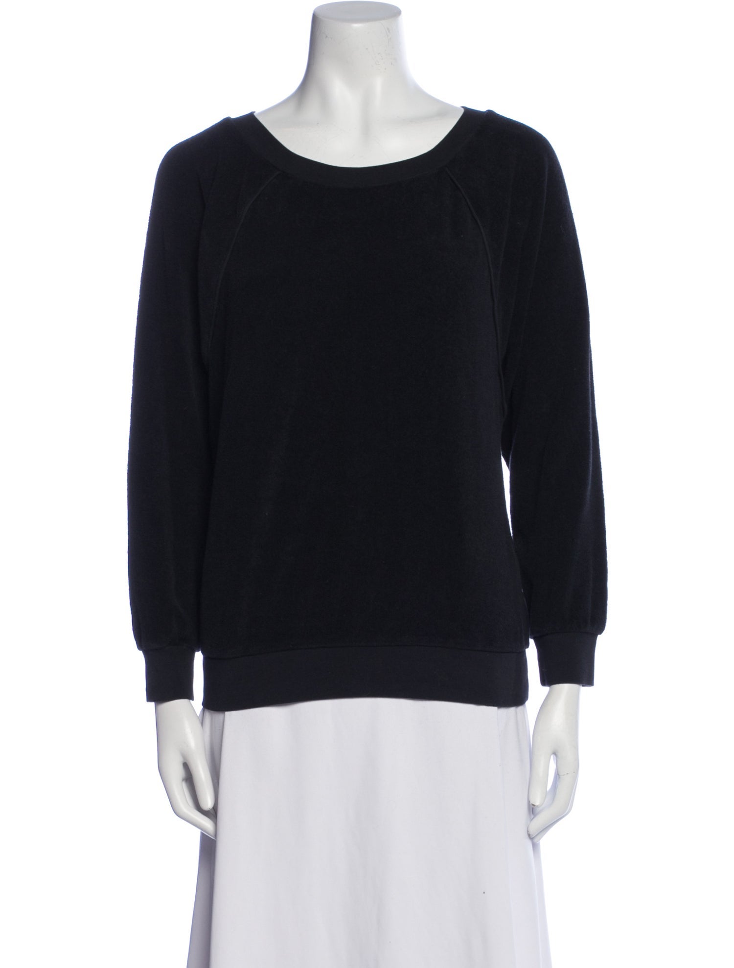 Suzie Kondi Scoop Neck Long Sleeve Sweatshirt