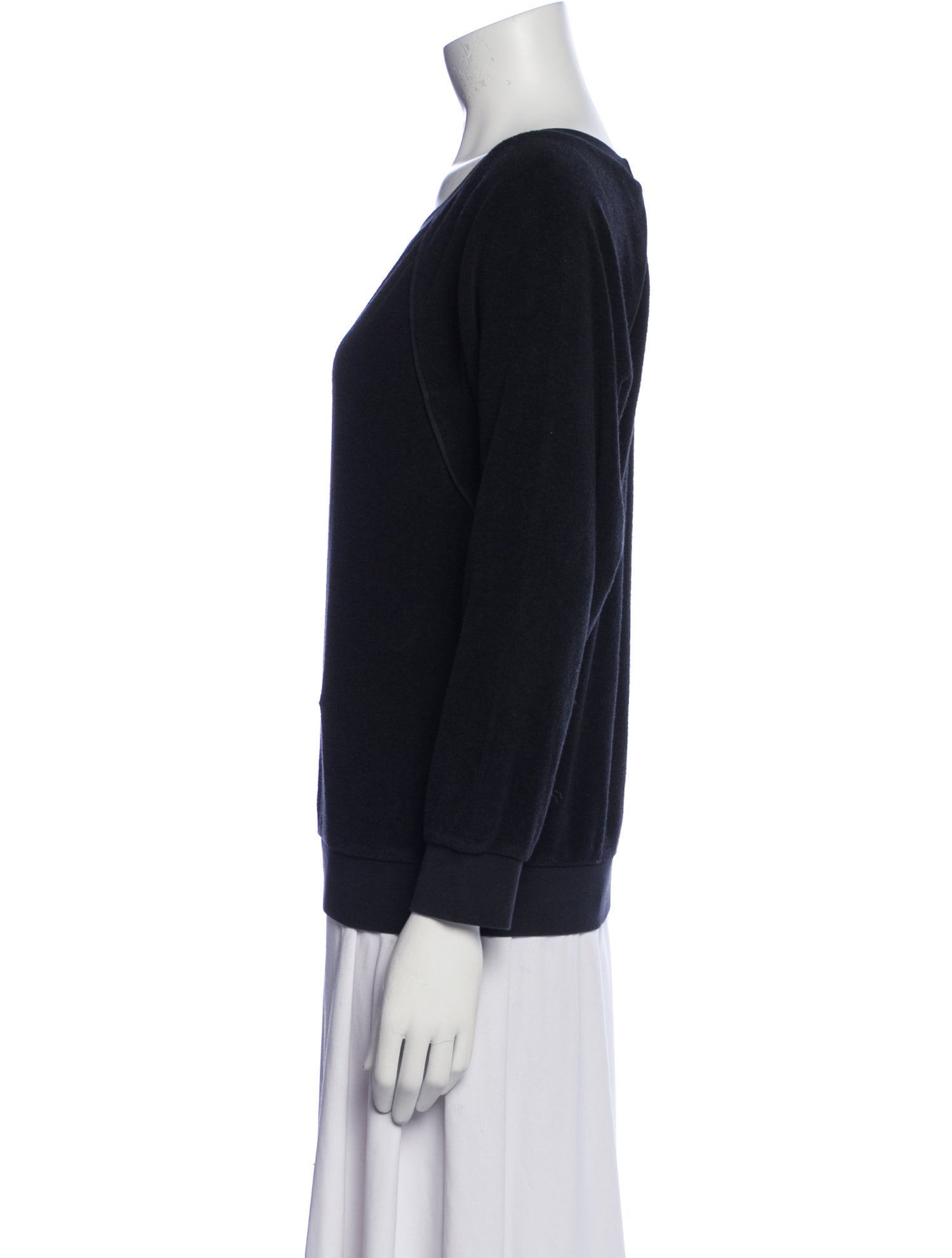 Suzie Kondi Scoop Neck Long Sleeve Sweatshirt