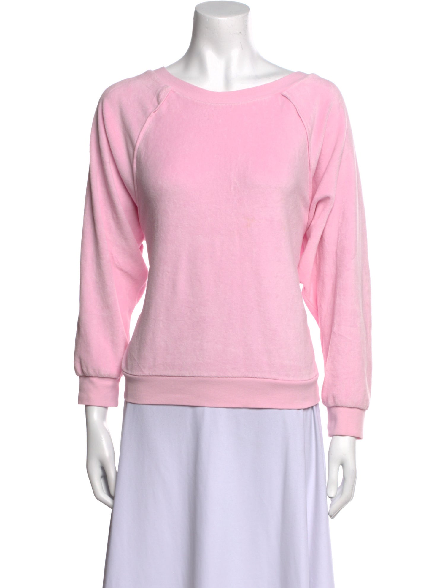 Suzie Kondi Bateau Neckline Long Sleeve Sweatshirt