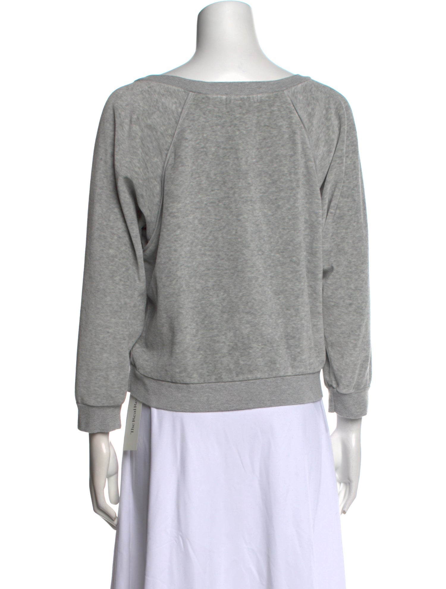 Suzie Kondi Scoop Neck Three-Quarter Sleeve Sweatshirt