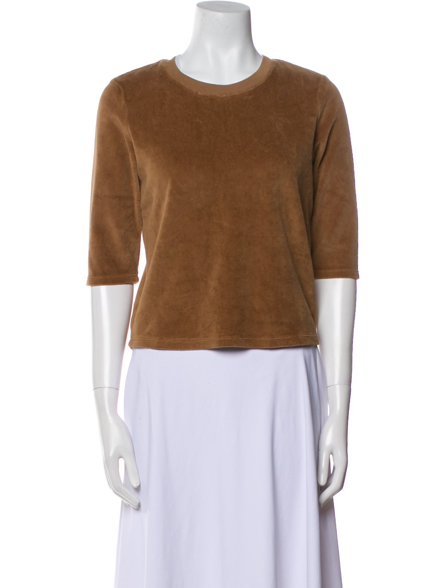 Suzie Kondi Crew Neck Three-Quarter Sleeve T-Shirt