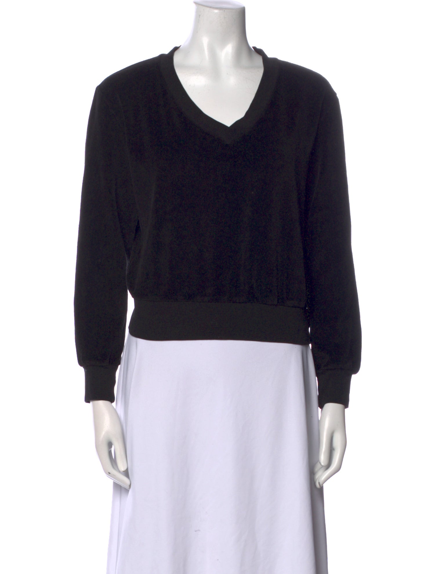 Suzie Kondi V-Neck Long Sleeve Sweatshirt