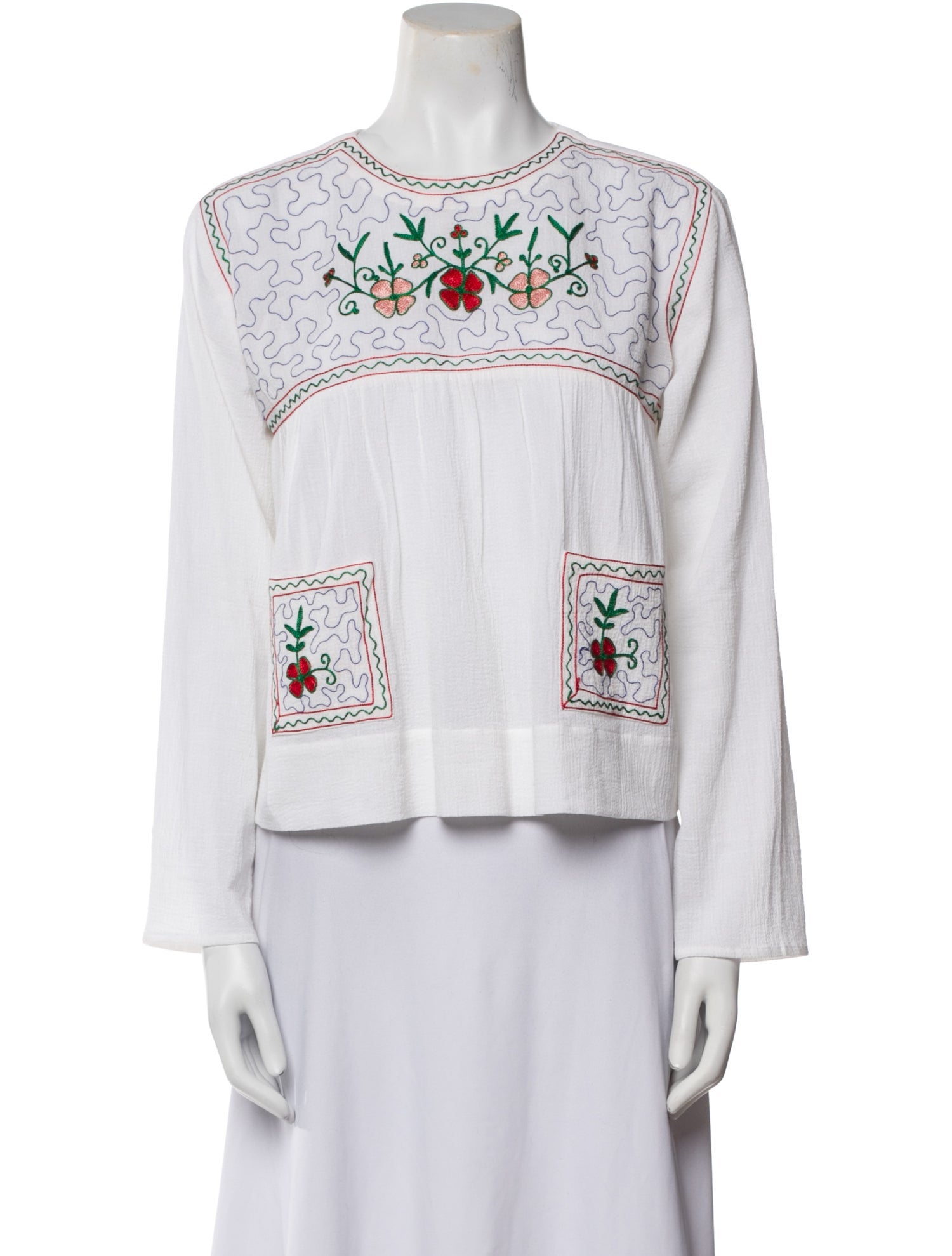 Suzie Kondi Graphic Print Crew Neck Top