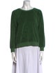 Suzie Kondi Bateau Neckline Three-Quarter Sleeve Sweatshirt
