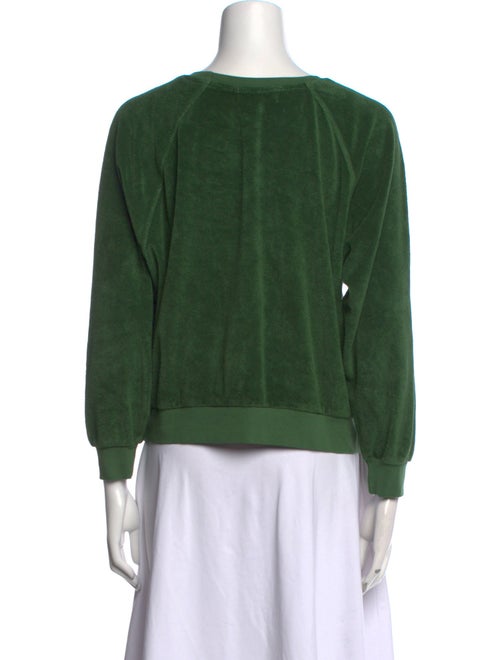 Suzie Kondi Bateau Neckline Three-Quarter Sleeve Sweatshirt