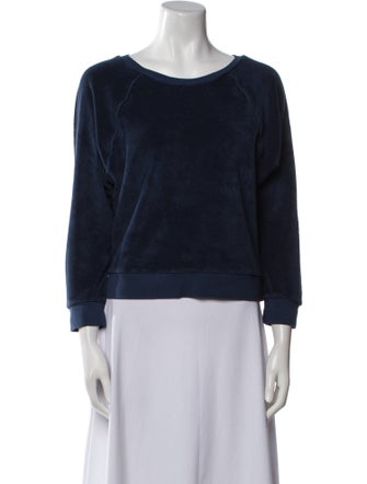 Suzie Kondi Bateau Neckline Long Sleeve Sweatshirt